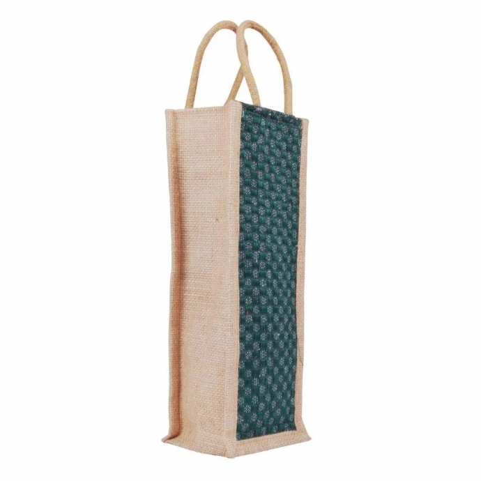 jute bottle gift bag byb