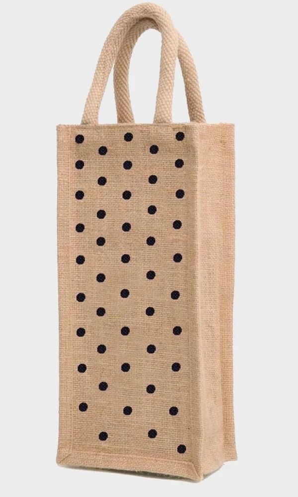Jute Bottle Gift Bags byb
