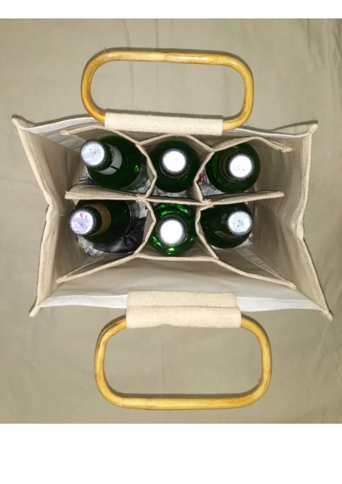 Jute Bottle Carrier