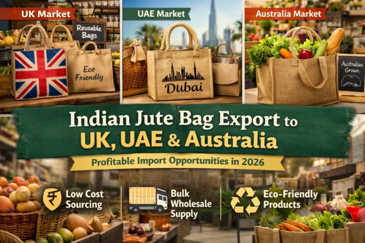 “Wholesale jute shopping bags for UK market”